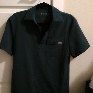 Male FIGS Caribbean blue Scrub top- Quito style